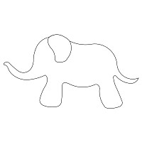 baby elephant single 001
